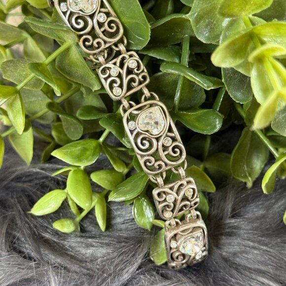Brighton Heart Cz Scroll Bracelet - Picture 3 of 6
